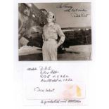 Captain Richard L. West USAF Signature on photograph (and on reverse) of Ace with 12 victories.