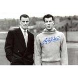 Mel Charles: 8x12 photo signed by former Arsenal star Mel Charles pictured alongside his brother,