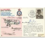 Wing Commander Norman Macmillan, OBE, MC, AFC, DL †signed 12 Squadron cover. He served during World