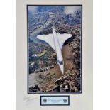 Limited edition Concorde pilot signed photograph. Limited Edition of just 250 Mounted Photographs
