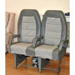 Concorde Seats used by the Queen Mother. Excellent condition Great pair of Concorde Seat that