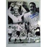 Dave Mackay: 16x12 inch photo signed by Tottenham Hotspur legend Dave Mackay Good condition. All