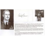 Colonel Vermont Garrison USAF Signature of pilot known as the Grey Eagle ace of two wars WWII and