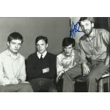 Peter Hook signed black and white Joy Division 8x12 photograph. Just Good condition. All signed