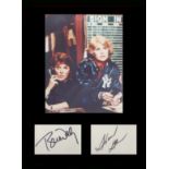 Cagney and Lacey. Signatures of Sharon Gless and Tyne Daly in character from ëCagney and Lacey.í