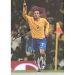 Elano autographed high quality 16x12 inches colour photograph. Former Manchester City and Brazil