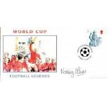 1966 World Cup: World Cup Football Legends cover signed by Nobby Stiles Good condition. All signed