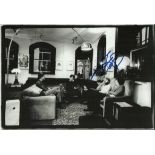 Peter Hook signed black and white Joy Division 8x12 photograph.Good condition. All signed items