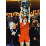 Phil Thompson autographed high quality 16x12 inches colour photograph. Stunning shot of him after