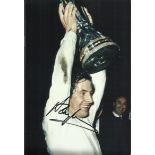 Alan Mullery signed 12x8 colour photo Good condition. All signed items come with Certificate of