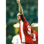 John Hartson autographed high quality 16x12 inches colour photograph. Lovely photo of the former