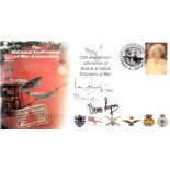 Ex-Prisoner of War Association cover signed Vera Lynn, Earl Haig and Ian Fraser VC. Good