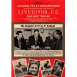 Liverpool legends signed book. Wonderful Golden Years Scrapbooks book of Liverpool FC Season