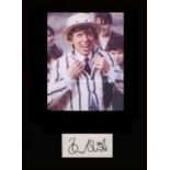 Tommy Steele. Signature with picture in character from Half a sixpence.’ Professionally mounted in