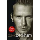 David Beckham signed My side hardback book. Signed on inside title page. Good condition. All