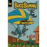 Mel Blanc and Chuck Jones signed comic. 1983 Bugs Bunny comic signed on the front by both Chuck