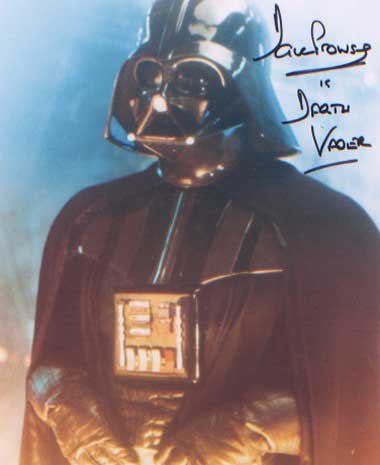 Star Wars. 10x8 picture of Dave Prowse in character as Darth Vader. Excellent. Good condition. All