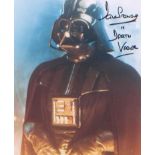 Star Wars. 10x8 picture of Dave Prowse in character as Darth Vader. Excellent. Good condition. All