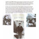 Captain Jack Ilfrey USAAF ace with 8 victories Signature piece