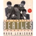 Scarce Beatles signed book. Large hardback edition of The Complete Beatles Chronicle by Mark