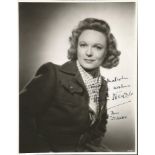 Anna Neagle signed 10x8 sepia photo. Dedicated to Trevor Good condition. All signed items come with