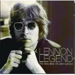 Yoko Ono signed John Lennon CD. CD album of Lennon Legend signed by his widow Yoko Ono. Good