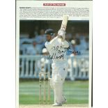 Autographed Cricket magazines. 13 included. Some of autographs included are Graham Lloyd, Mike