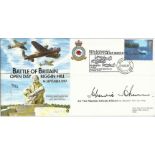 Air Vice Marshal Johnnie Johnson signed Battle of Britain open day Biggin Hill FDC Good condition.