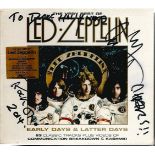 Led Zeppelin signed Early Days and Latter Days CD boxset. Boxset of Early Days and Latter Days
