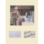Good Life. Signatures of Richard Briers and Felicity Kendal with picture from The Good Life.’