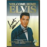 Scotty Moore and DJ Fontana autographed Elvis Presley DVD. DVD of Welcome Home Elvis signed on the