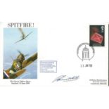 Wg Cdr R Mitchell DFC 229 Sqn Battle of Britain pilot signed 1989 Classic Fighter Show f. Limited