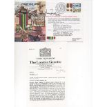 Lt Cdr Ian Fraser VC DSC JP Signed Victory over Japan 15 Aug 1945 FDC. Info Good condition. All