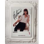 Melanie C signed colour photo. Framed. Approx overall size 23cm x 18 cm.  Good condition. All signed