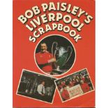Bob Paisley signed Bob Paisley's Liverpool Scrapbook paperback book.  Signed on the inside title