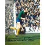 Bob Wilson signed 10 x 8 colour goal keeping football photo Good condition. All signed items come