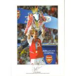 Ray Parlour autographed high quality 16x12 inches colour photograph. Nice shot of the former Arsenal