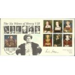Paul Jesson signed 1997 Tudors FDC, six Wives of Henry VIII Cambridge Stamps official cover. Only 10
