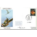 Air Cdre J Laethart Dso 54 Sqn Battle of Britain pilot signed 1989 Classic Fighter Show cover.