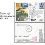 Assi Hahn KC rare WW2 Luftwaffe ace signed RAFES SC25 part of ADLERTAG series issued by Hans