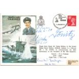 U Boat aces RAF Museum Sqn. Ldr Bulloch FDC Signed Karl Donitz KC+ OL  Grand Admiral of the U Boat