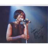 Beverley Knight. A dedicated 10x8 picture of the queen of British soul music. Good condition. All