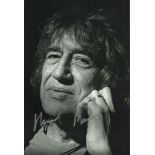 Howard Marks aka Mr Nice - personally signed 12x8 (B&W) photo.  Welsh author and former drug