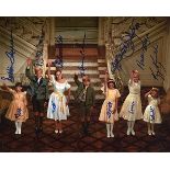 The Sound of Music: 8x10 inch photo signed by all seven children who starred in the classic 1965