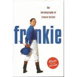 Frankie Dettori signed Frankie - the autobiography hardback book.  Signed on thie inside title
