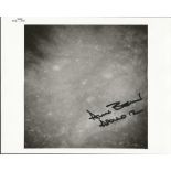 Alan Bean signed 10 x 8 photo of the Moon Landscape.  Good condition. All signed items come with a