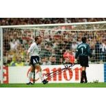Stuart Pearce England Signed 12 X 8 Good condition. All signed items come with a Certificate of