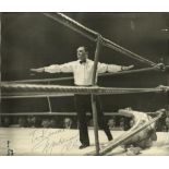 Muhammad Ali signed vintage 10 x 8 black and white photo dedicated to Kenneth. Nice scene of the