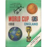 Bobby Charlton signed World Cup 1966 England annual.  Signed on the front cover. Good condition. All