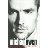 Michael Owen signed  Off the Record - my autobiography hardback book.  Former English footballer.